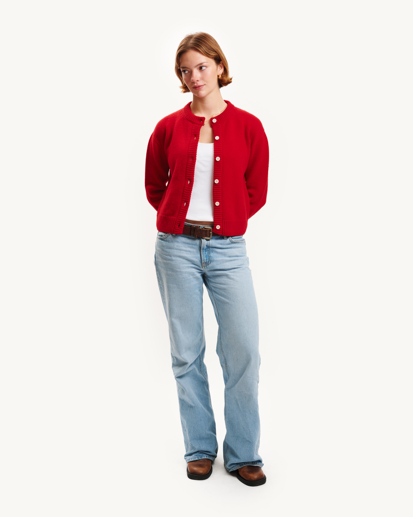 CHUNKY POPPY CARDIGAN (5GG)