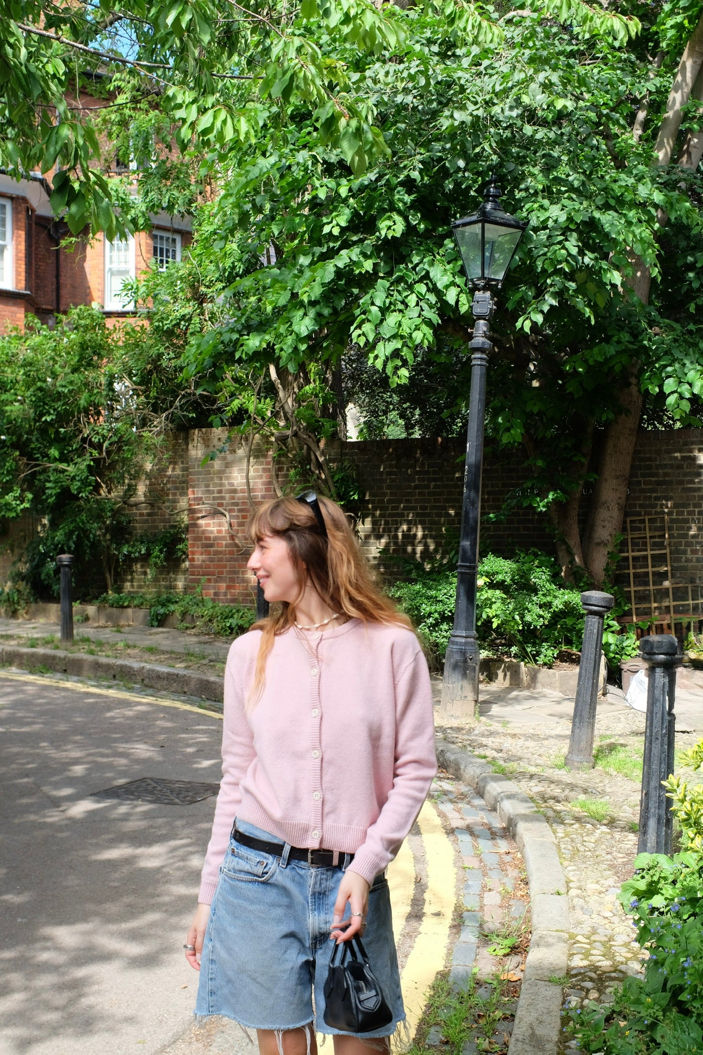 POPPY LAMBSWOOL CARDIGAN - DUSTY PINK
