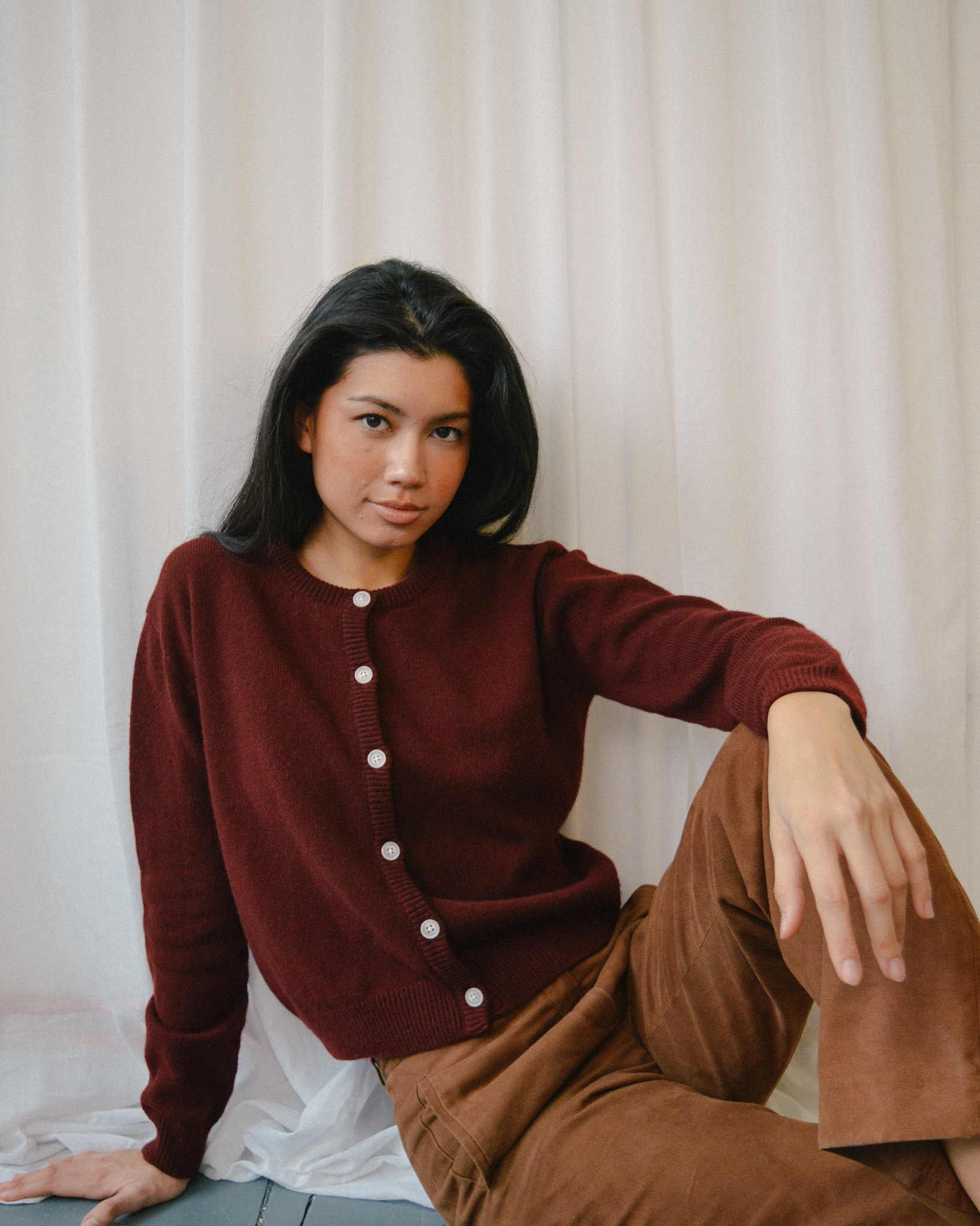 LIMITED EDITION PORT POPPY CARDIGAN