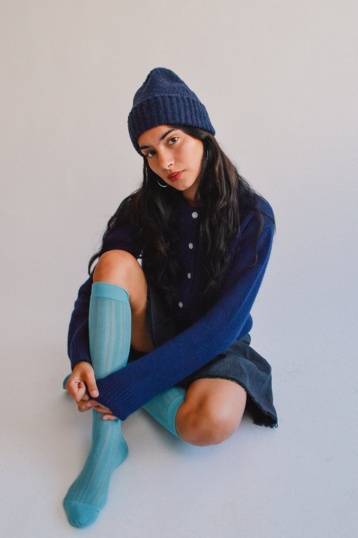 CHUNKY POPPY CARDIGAN 100% LAMBSWOOL